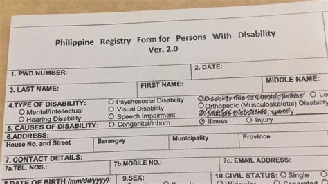 pwd application form manila|PWD ID Card: Benefits and How to Apply .